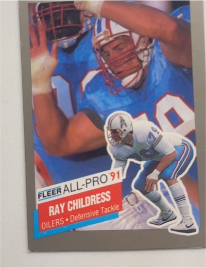 1991 Fleer All-Pro #Ray Childress — front