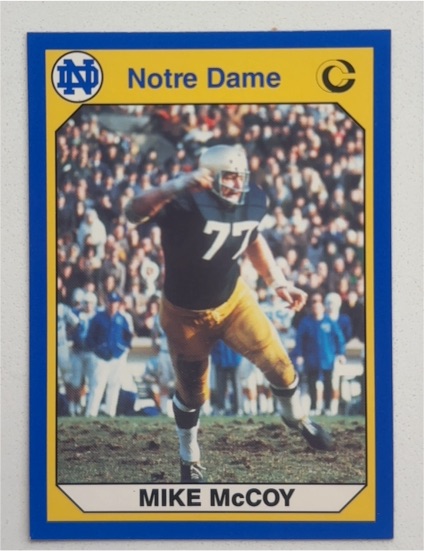1989 College Collection #77 Mike McCoy — front