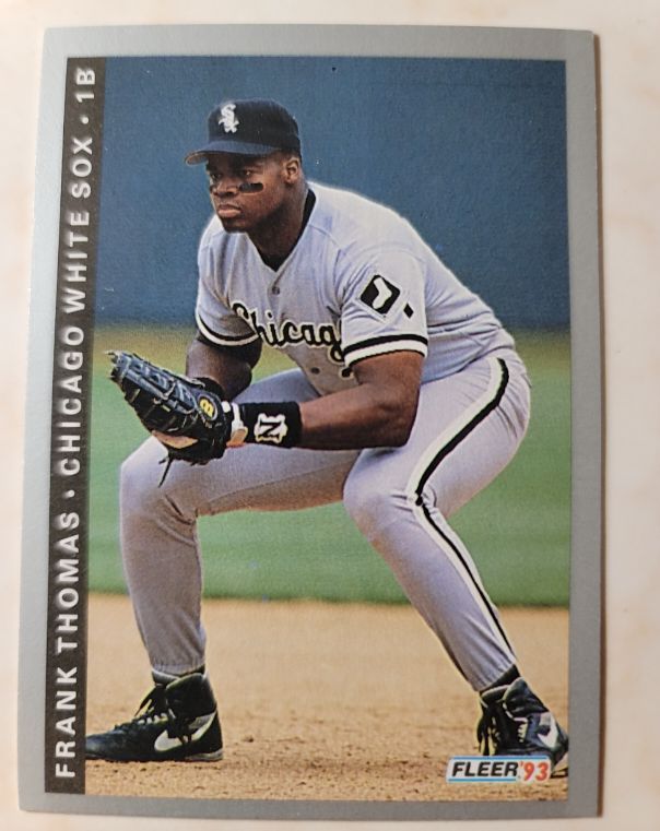 1993 Fleer #1 Frank Thomas — front