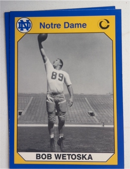 1989 College Collection #C89-89 Bob Wetoska — front