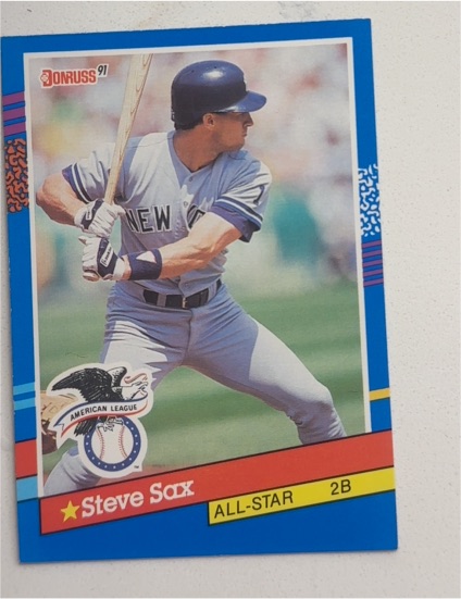 1991 Donruss All-Star Steve Sax — front