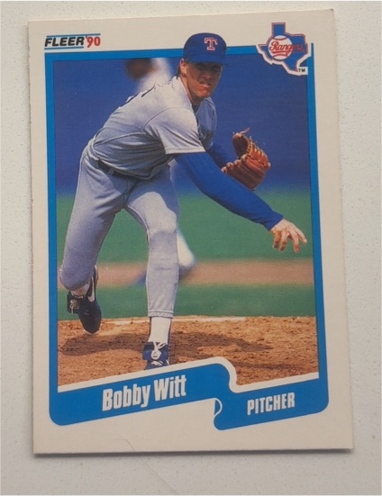 1990 Fleer #90 Bobby Witt — front