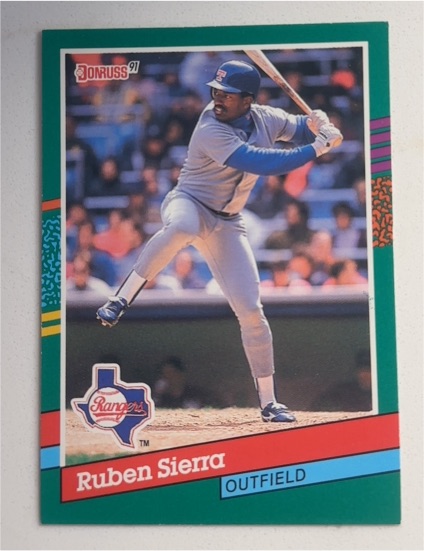 1991 Donruss #91 Ruben Sierra — front
