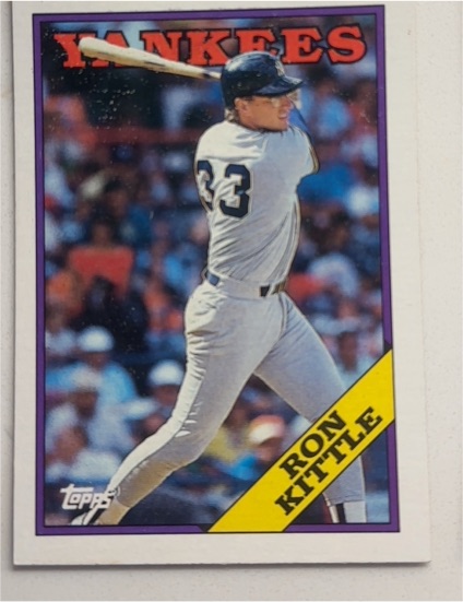 1988 Topps #33 Ron Kittle — front