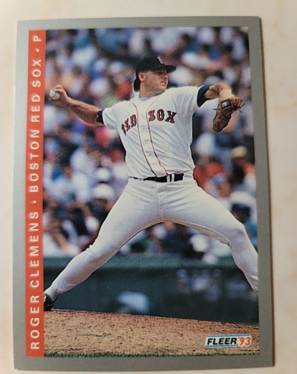1993 Fleer #P Roger Clemens — front