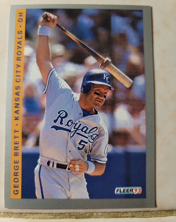 1993 Fleer #5 George Brett — front