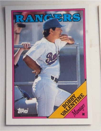 1988 Topps #600 Bobby Valentine — front