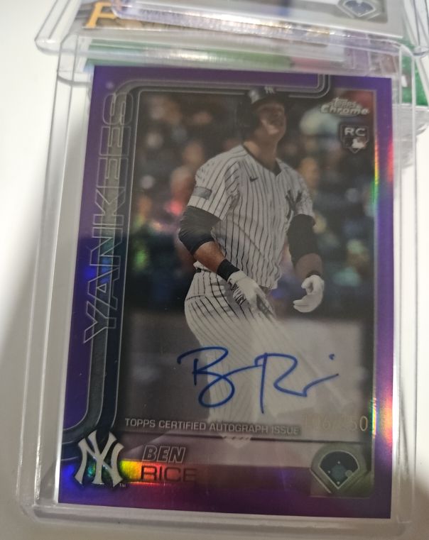2022 Topps Chrome #167 Ben Rice — front