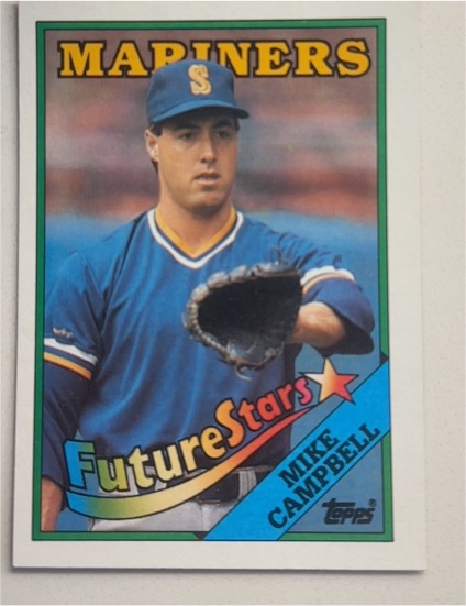 1989 Topps Future Stars Mike Campbell — front