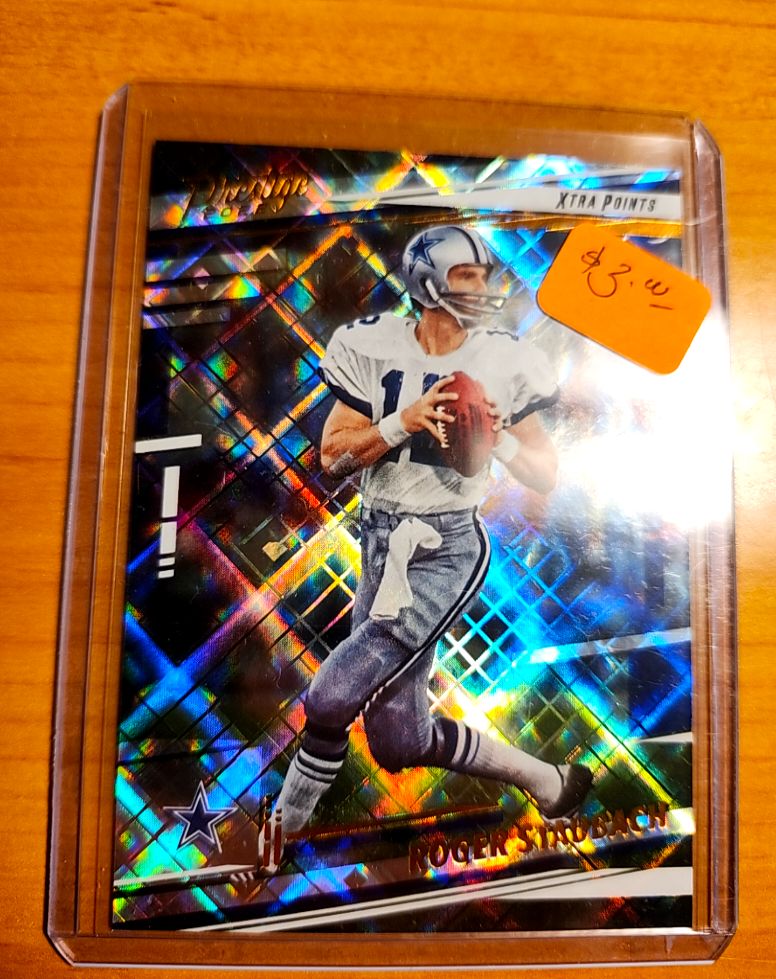 1997 Pinnacle Xtra Points Roger Staubach — front
