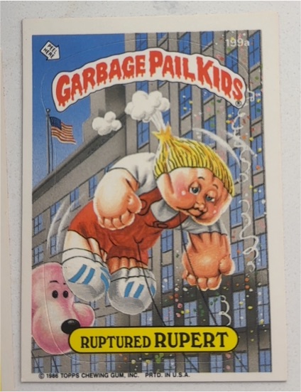 1986 Topps Garbage Pail Kids Ruptured Rupert — front