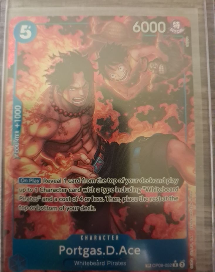 2022 One Piece Card Game OP08-082 Portgas D. Ace — front