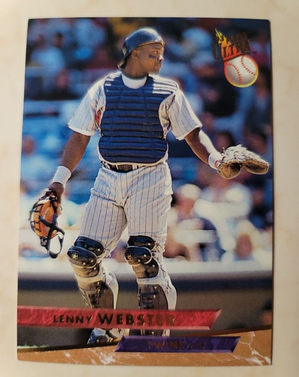 1993 Upper Deck #621 Lenny Webster — front