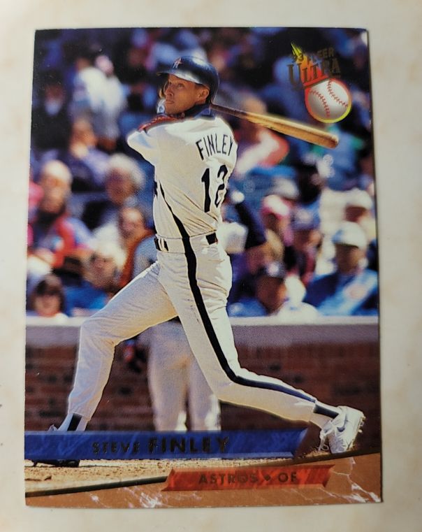 1993 Fleer Ultra #13 Steve Finley — front