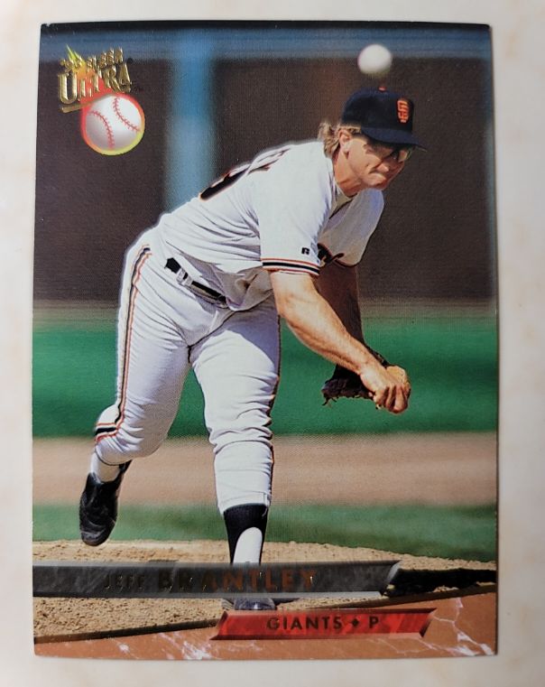 1993 Ultra #244 Jeff Brantley — front