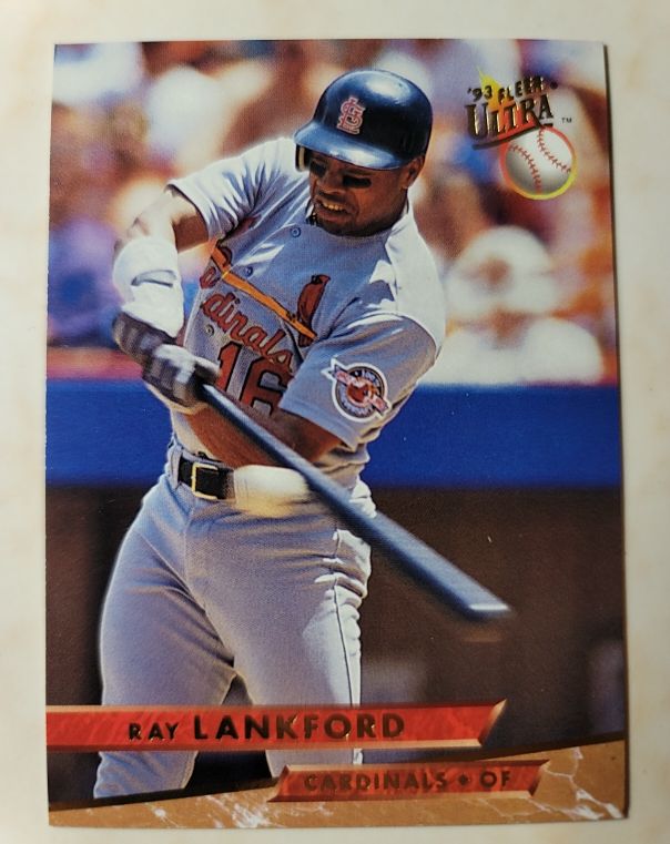 1993 Fleer Ultra #16 Ray Lankford — front