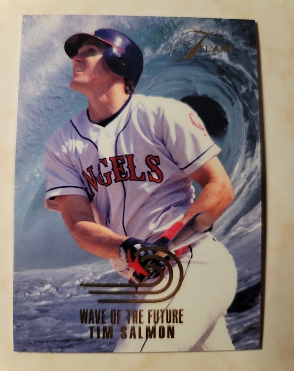 1994 Fleer Flair Wave of the Future #WOTF-1 Tim Salmon — front