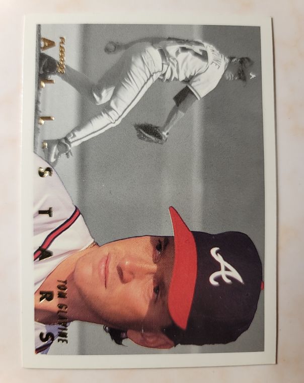 1991 Topps #1 Tom Glavine — front
