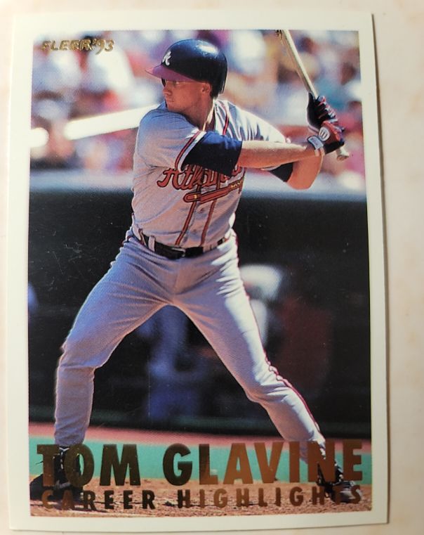 1993 Fleer #Career Highlights Tom Glavine — front
