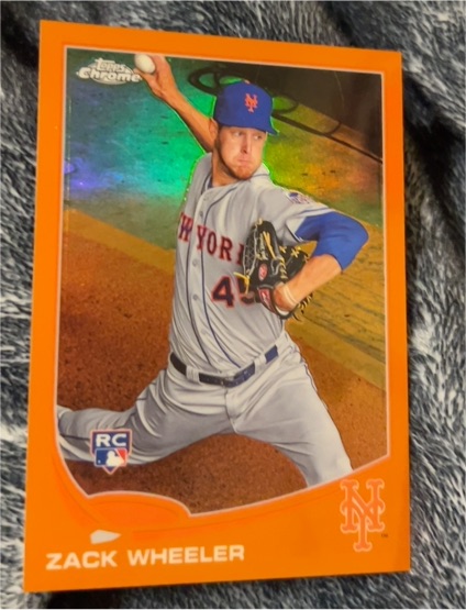 2013 Topps Chrome #42 Zack Wheeler — front