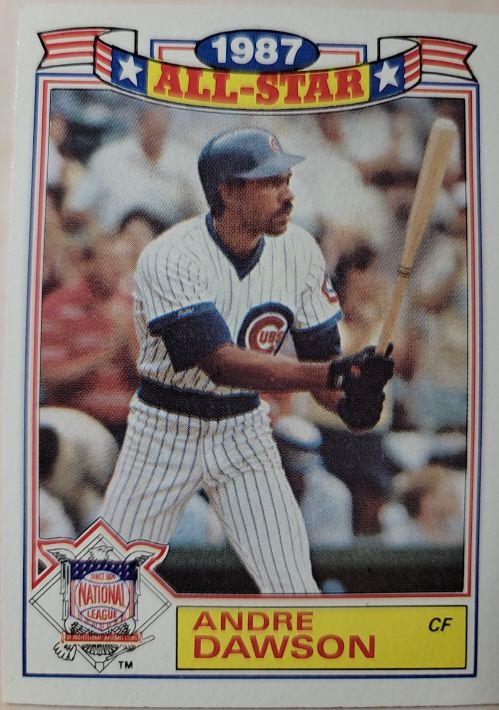 1987 Topps All-Star Andre Dawson — front
