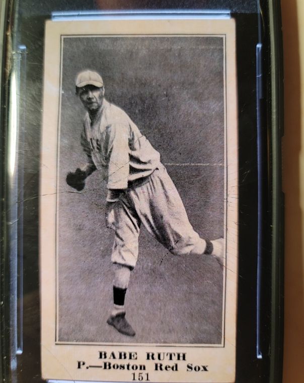 1916 Babe Ruth #151 Boston Red Sox — front