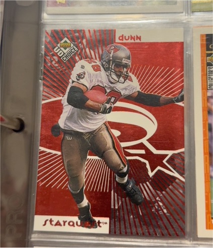 1998 Upper Deck UD Choice #26 Warrick Dunn Starquest — front