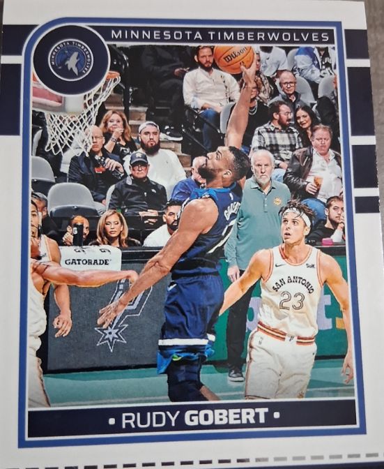2024-25 Panini NBA Hoops #156 Rudy Gobert — front