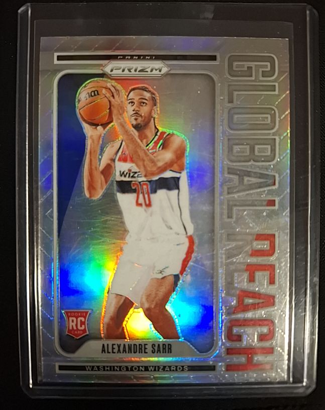 2024-25 Panini Prizm #10 Alexandre Sarr Global Reach Rookie — front