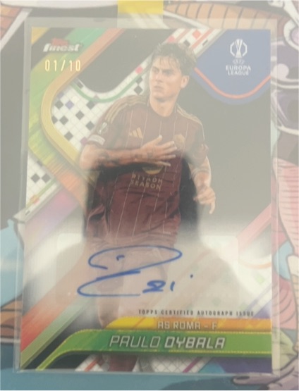 2024-25 Topps Finest UEFA #BA-PD Paulo Dybala — front