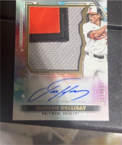 2024 Topps Inception #13 Jackson Holliday — front