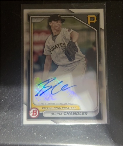 2024 Bowman Paper Prospect Retail Autographs #PPRA-BC Bubba Chandler — front