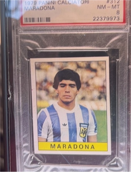 1979 Panini Calciatori #312 Diego Maradona — front
