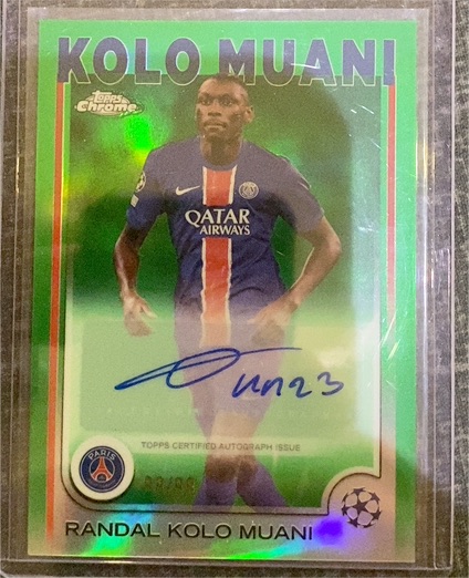 2024-25 Topps Chrome UEFA Club Competitions #CA-RK Randal Kolo Muani — front