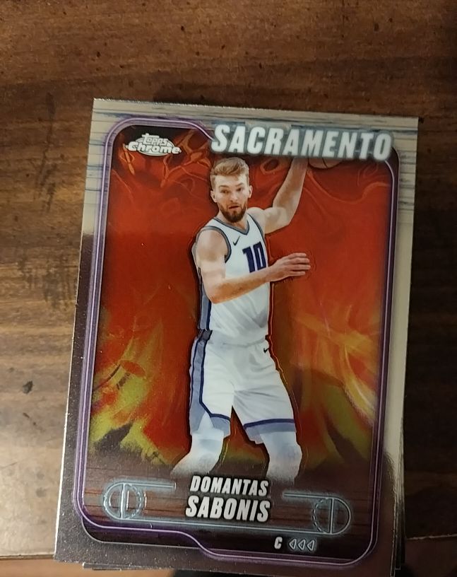 2024-25 Topps Chrome #153 Domantas Sabonis — front