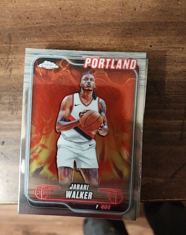 2024-25 Topps Chrome #67 Jabari Walker — front
