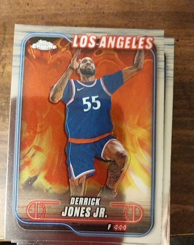 2024-25 Topps Chrome #177 Derrick Jones Jr. — front
