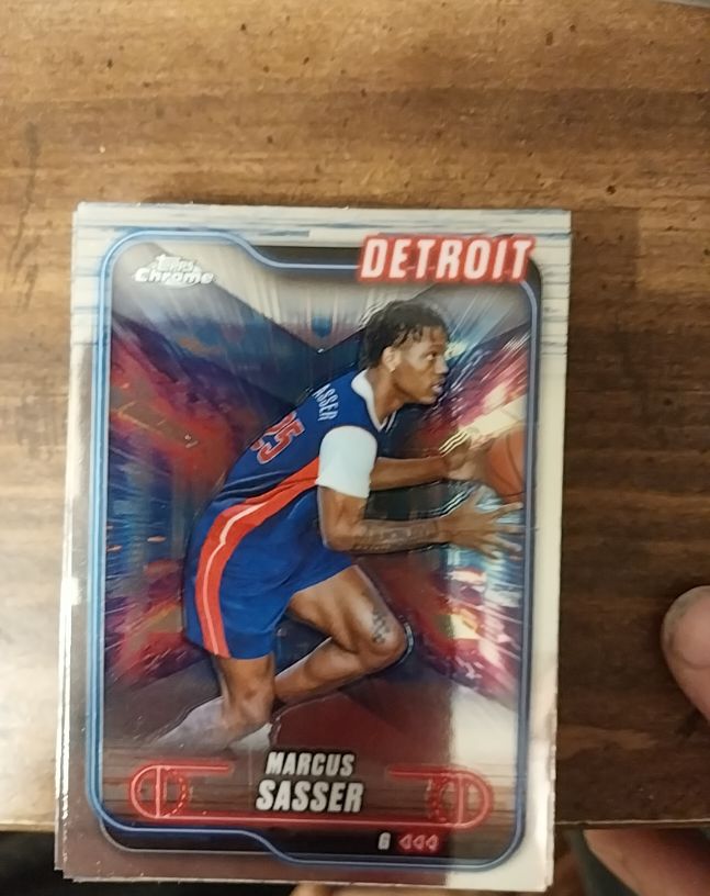 2024-25 Topps Chrome #49 Marcus Sasser — front