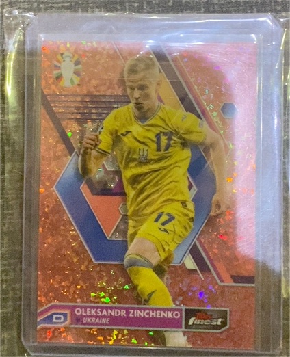 2023 Topps Finest #96 Oleksandr Zinchenko — front