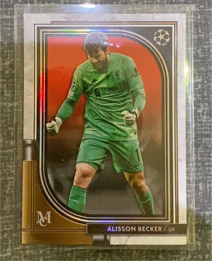 2021-22 Topps Museum Collection UEFA #34 Alisson Becker — front