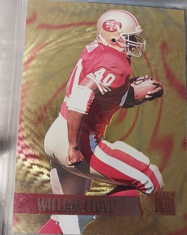 1995 Fleer Metal Gold Blaster #7 William Floyd — front