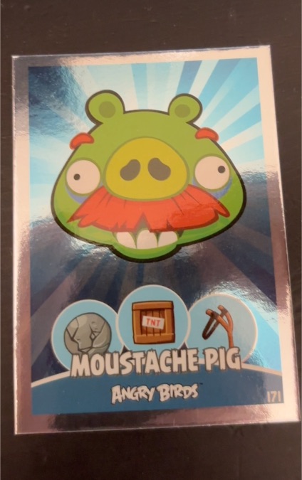 2012 Rovio Angry Birds #171 Moustache Pig — front