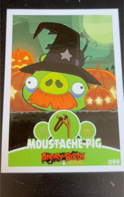 2012 Rovio Angry Birds #099 Moustache Pig — front