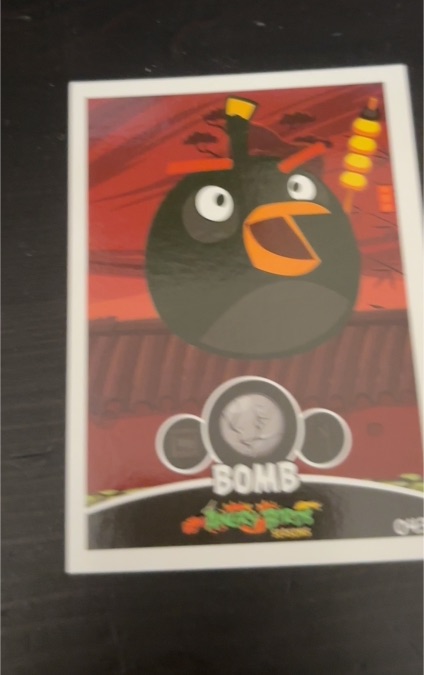 2012 Rovio Angry Birds Trading Card #Bomb Bomb — front