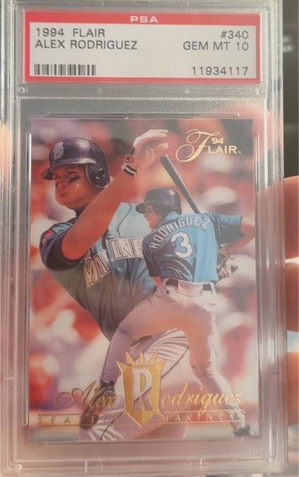1994 Flair #340 Alex Rodriguez — front