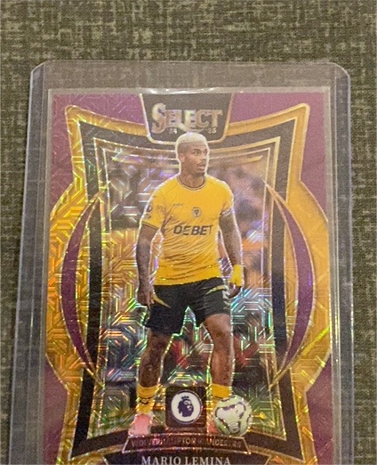 2024 Panini Select Premier League Terrace Ice Prizm #30 Mario Lemina — front