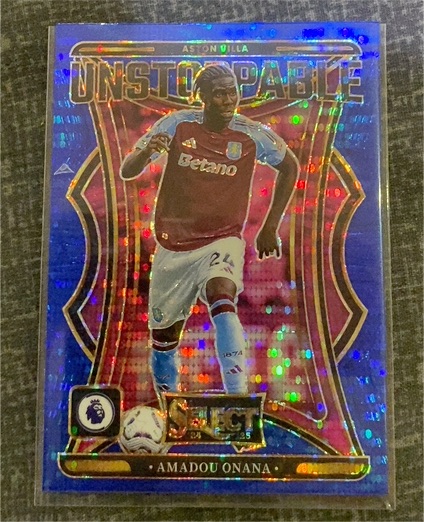 2024-25 Panini Select Premier League #3 Amadou Onana Unstoppable — front