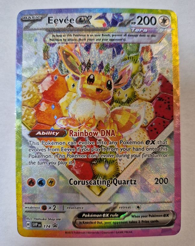 2025 Pokémon SV Black Star Promo #174 Eevee ex — front