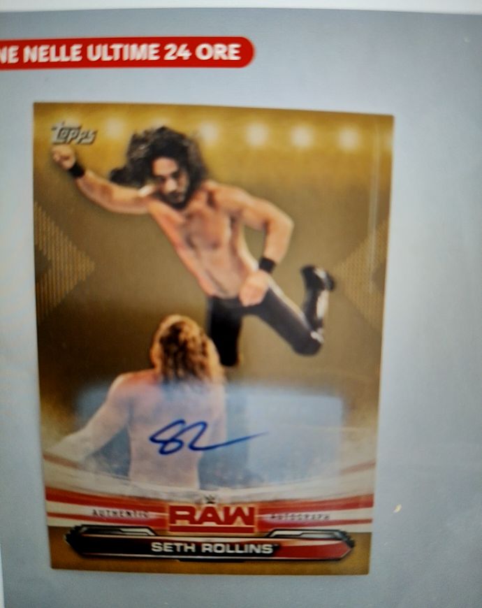 2019 Topps WWE Raw #Seth Rollins Autograph — front