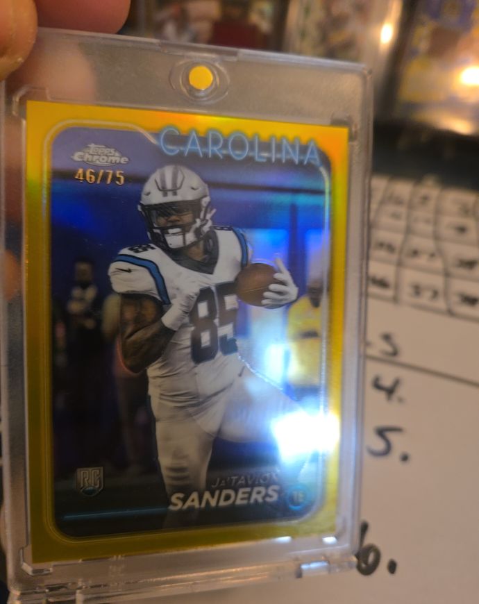 2024 Topps Chrome #223 Ja'Tavion Sanders — front